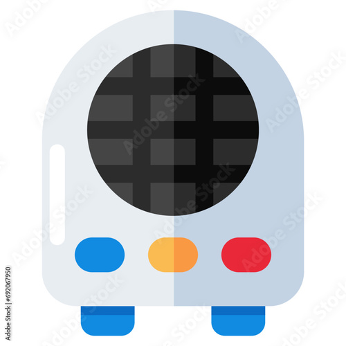 An icon design of electric heater