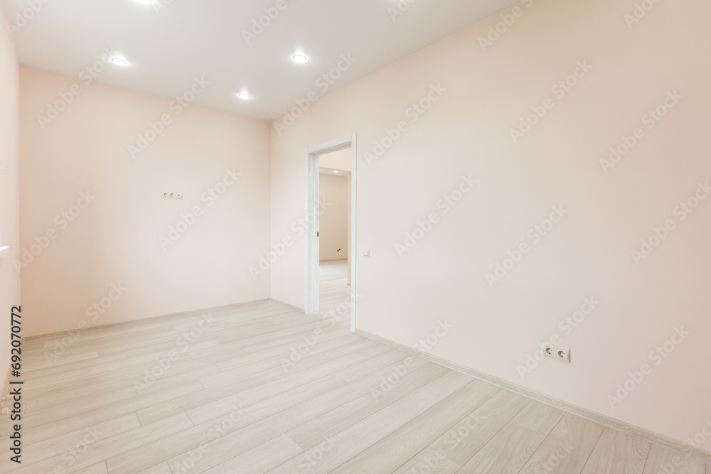 Fototapeta premium unfurnished house or apartment in bright colors