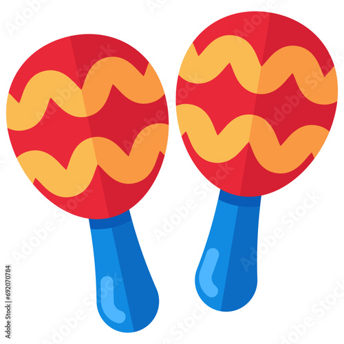 A premium download icon of rattles 