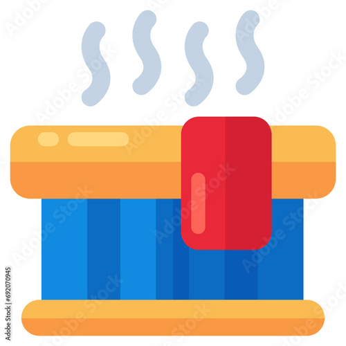 An icon design of jacuzzi having modifiable quality 