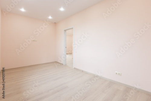 unfurnished house or apartment in bright colors