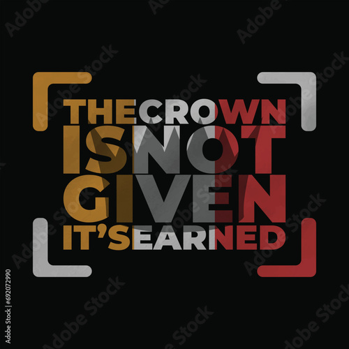 Modern and professional t-shirt design.