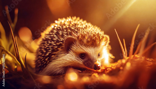 Macro Shot of a Hedgehog © CreativeStock