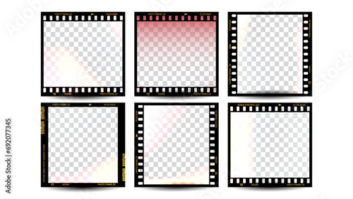 Film Frame Overlays With Light Leaks. Use different blending modes to reach cool leak effects. You can change colors and texts of the frames as you wish.