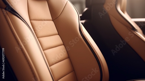 A car seat close-up a seat Ai Generative