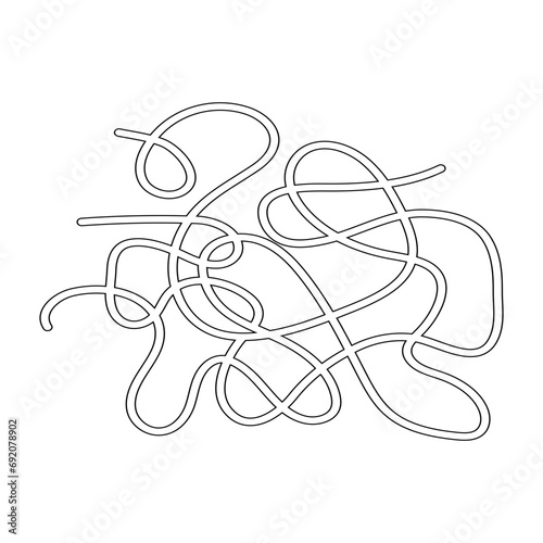Simple Maze Element For Kids