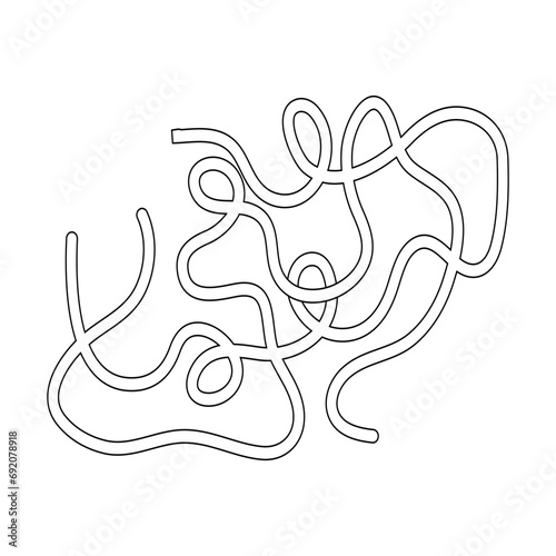 Simple Maze Element For Kids