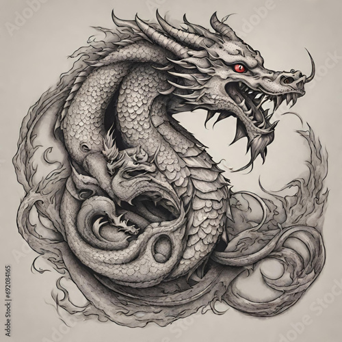 tattoo illustration, generative AI