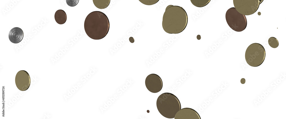 gold confetti background, isolated on transparent background gold confetti background, isolated on transparent background