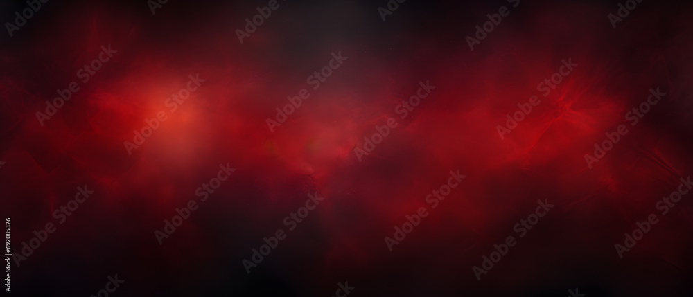 A vibrant and abstract blend of maroon and red hues, swirling and blurring against a dark background, illuminated by a soft and alluring light - obrazy, fototapety, plakaty 