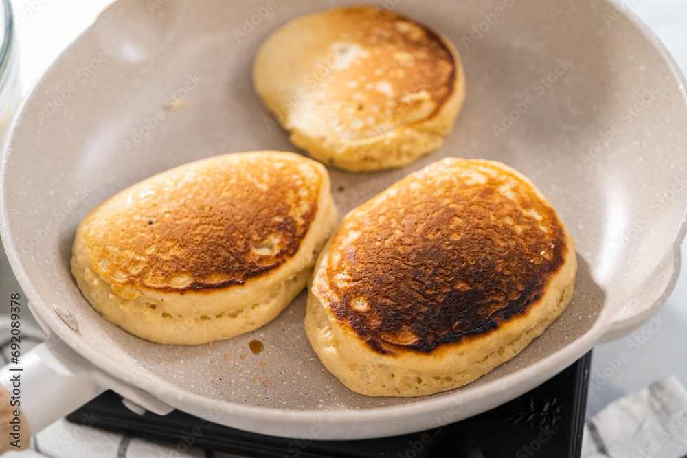 Eggnog pancakes Eggnog pancakes