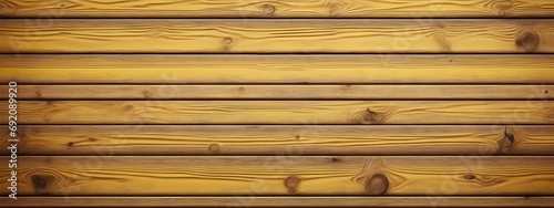 Top view of an old yellow tabletop. Solid background of wooden planks for background and design.