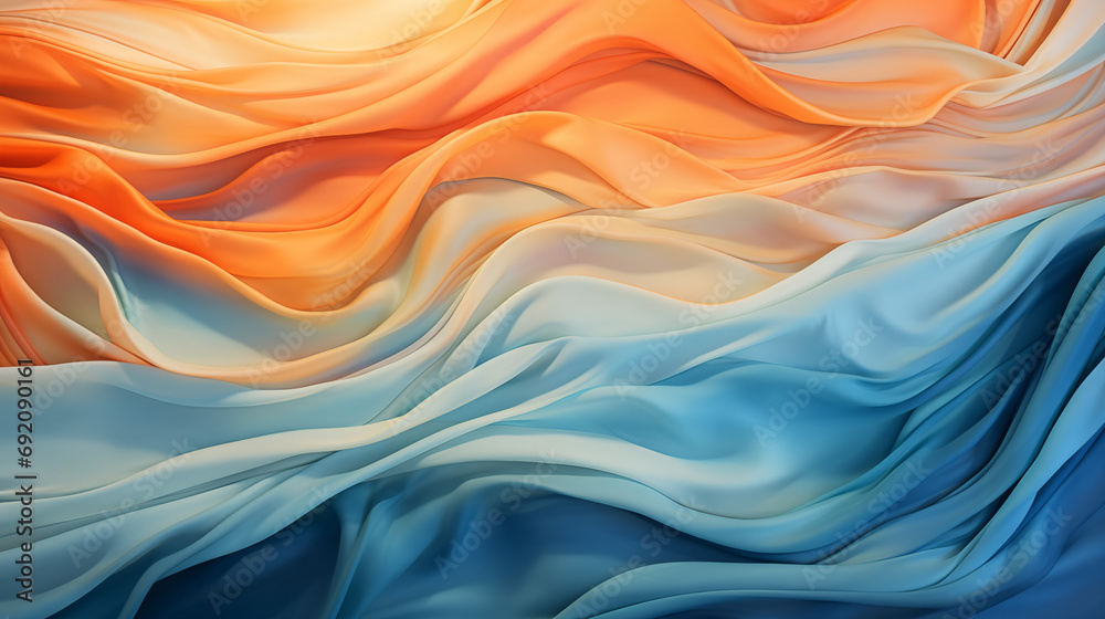 Obraz premium Fluid and Flowing forms soothe the senses