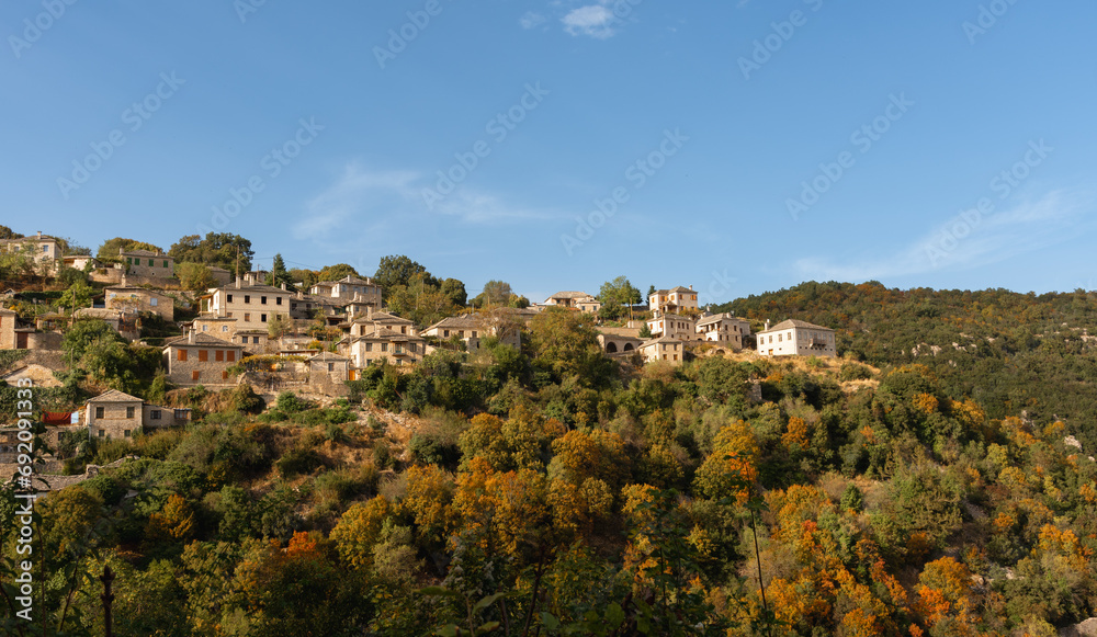 Fototapeta premium Traditional village of Vitsa in Central Zagori, Epirus region, in the Ioannina regional unit in Greece.