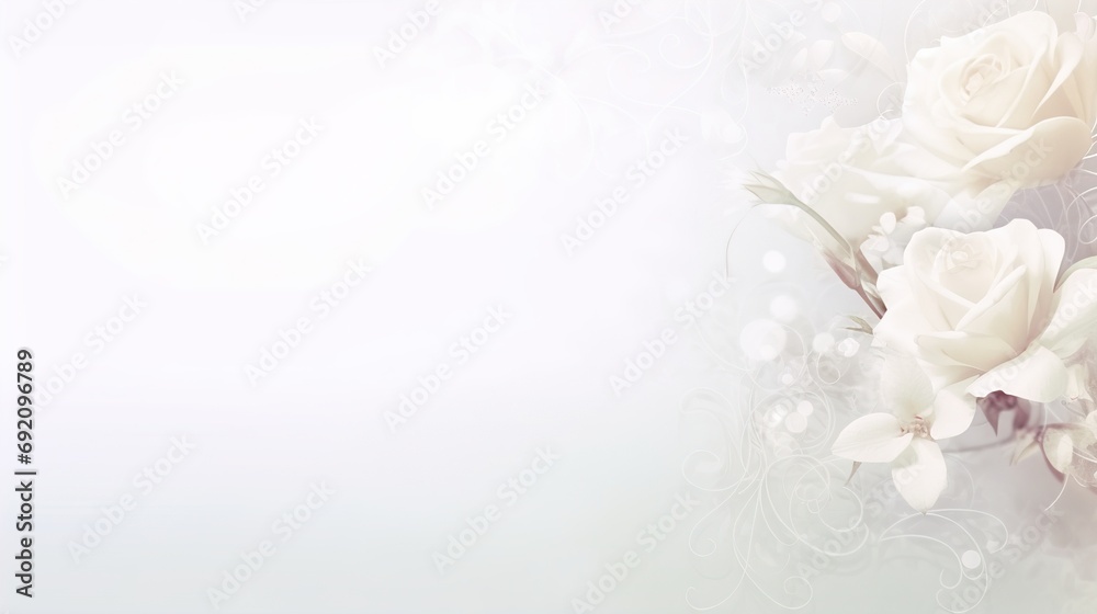Fototapeta premium Wedding background. Luxurious background design. In delicate shades. Postcard design, Banner, invitation, Website.