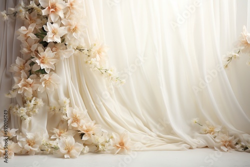 Wedding background. Luxurious background design. In delicate shades. Postcard design, Banner, invitation, Website. photo