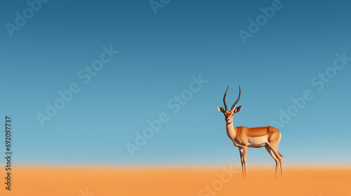 impala antelope in kruger national park photo