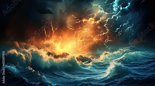 Large storm UHD wallpaper photo