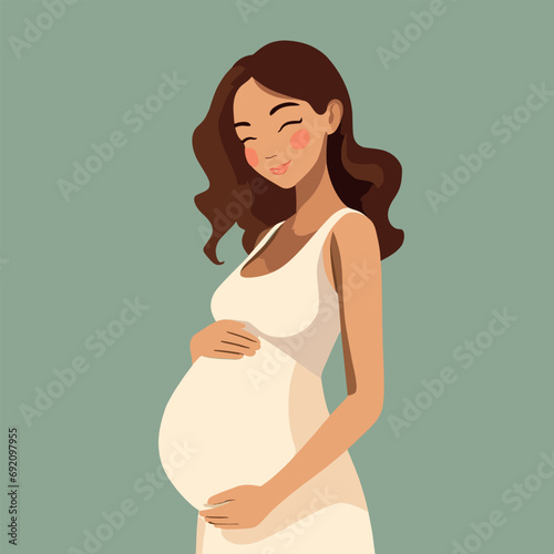 beautiful pregnant woman