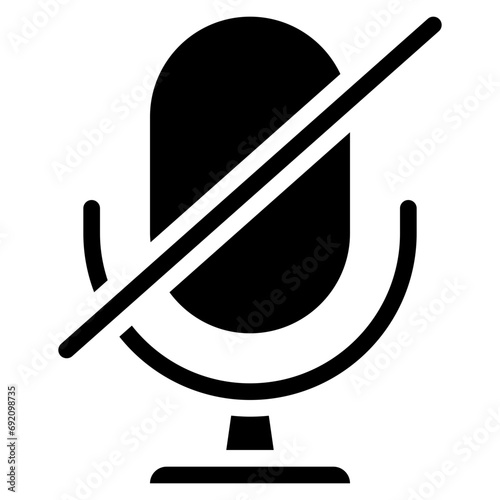 Mute Microphone Icon