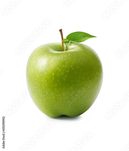 green apple isolated on white, png