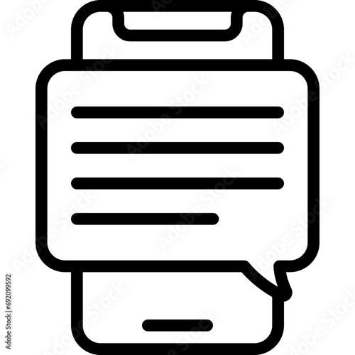 Mobile Phone Messages Icon