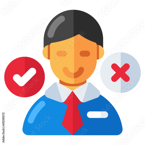 Premium download icon of decision making 