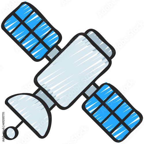Space Satellite Icon