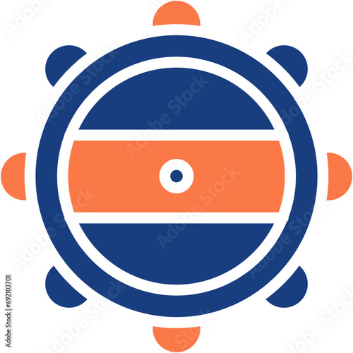 Tambourine vector design .svg