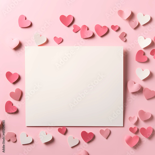 valentine card with hearts © Mel