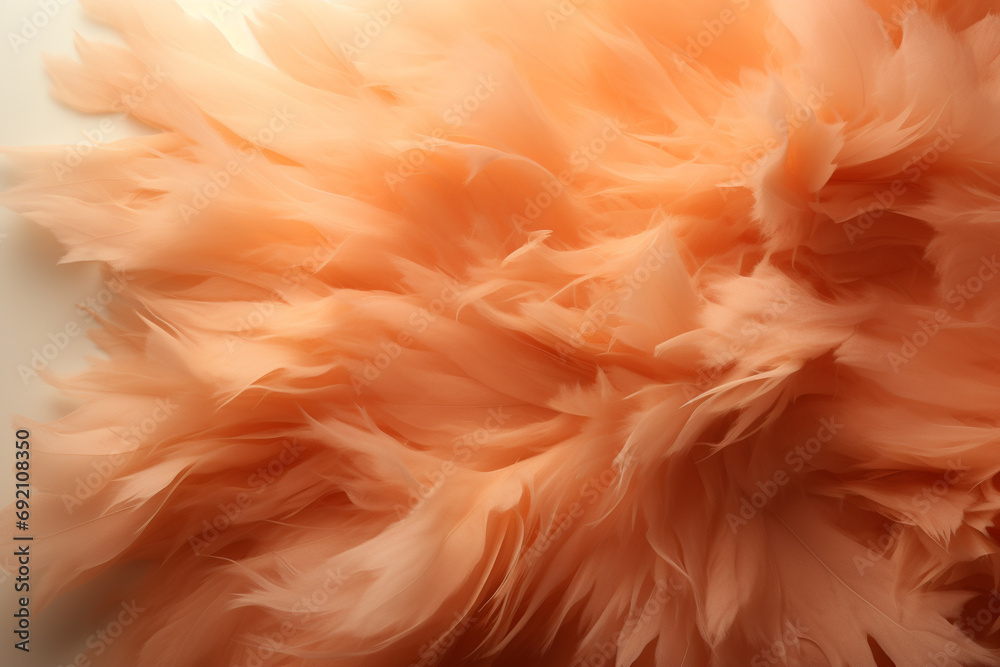 peach fuzz fur, colour of 2024 year, wallpaper