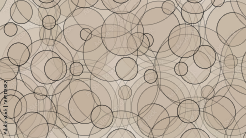 Brown abstract background with circles Brown abstract background with circles