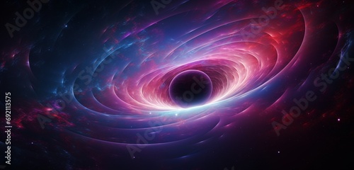 A mystical radial gradient vortex in deep space.