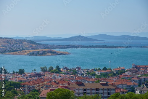 view of the city of Ayvalik Cunda