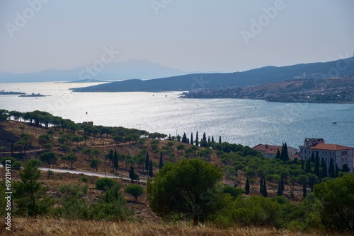 view of the city from the sea