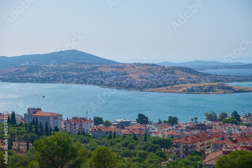 view of the city of cunda ayvalik 