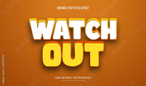 Editable text effect cartoon Text style effect. Editable fonts vector files.