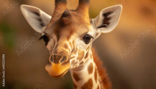 Giraffe Close-up Shot