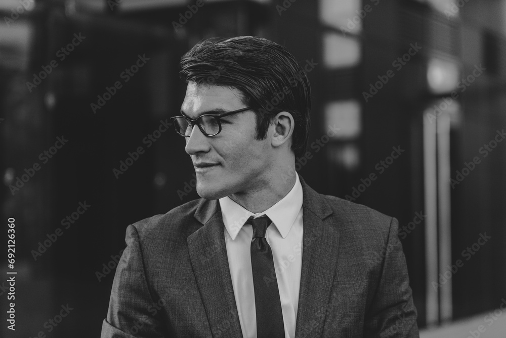 Handsome young business man portrait Handsome young business man portrait