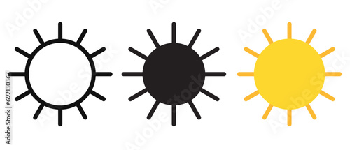 Sun icon