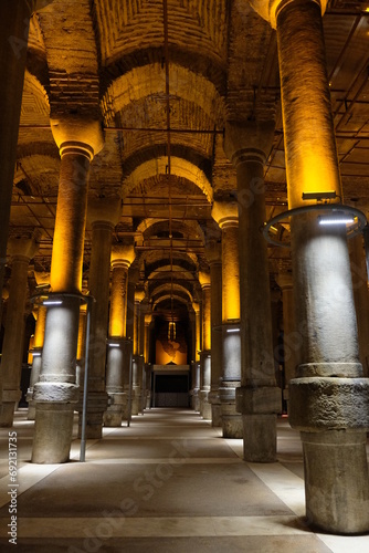interior in the Philoxenus Cistern, Istanbul 