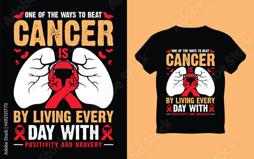 Vector in a world where be anything be kind breast cancer awareness t-shirt design premium vector
