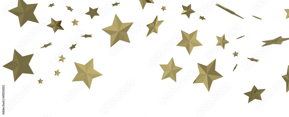 XMAS Stars - Banner with golden decoration. Festive border with falling glitter dust and stars. XMAS Stars - Banner with golden decoration. Festive border with falling glitter dust and stars.