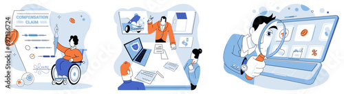 Insurance policy vector illustration. Protection services are financial guardians, standing watch over temple health Business is heartbeat safety, and insurance policy is rhythm assurance