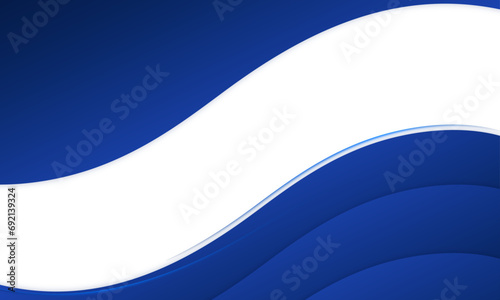 Blue wave. Blue abstract wave flow, vector abstract design element.	
