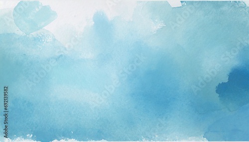 watercolor light blue background painted texture hand drawn watercolor artistic background with copy space for design web banner abstract pale fresh background