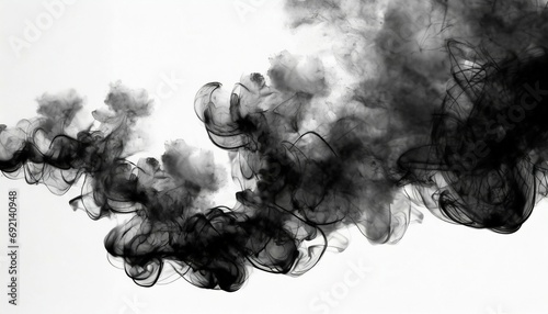 abstract black puffs of smoke swirl overlay on background pollution royalty high quality free stock image of abstract smoke overlays on white background black smoke swirls fragments