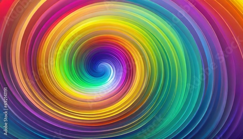 rainbow color swirly curvy liquid silky circular background waves bright color vivid rainbow wallpaper