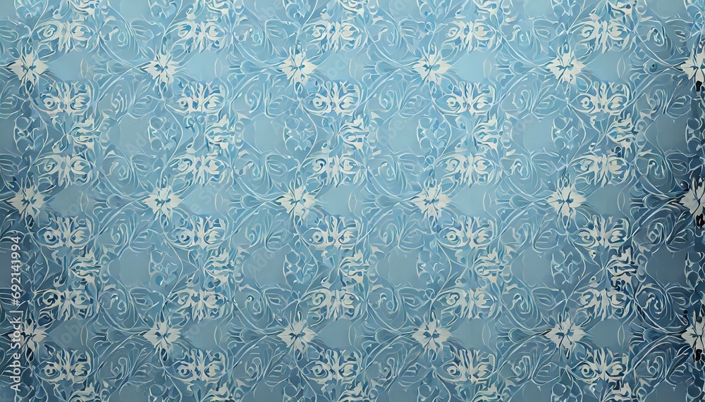 light blue background with pattern