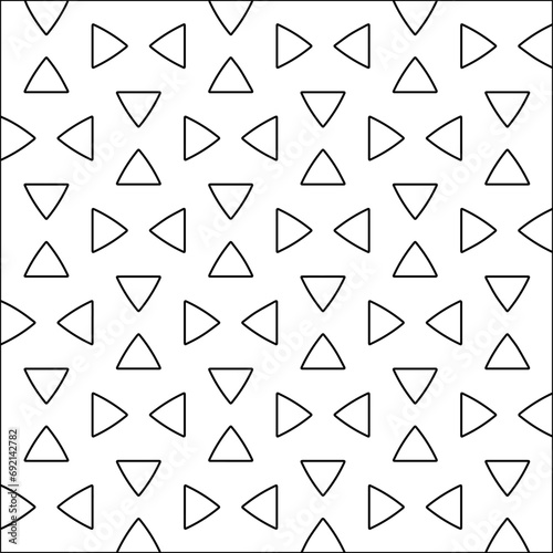 Figures from lines.Black pattern on white wallpaper for web page, textures, card, poster, fabric, textile. Abstract background.Repeating background image.White texture. Lines form shapes.